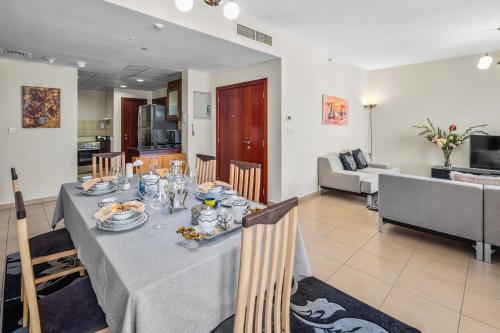 Lovely 2-bed condo in JBR - 5 mins from beach - Palm View!, Dubaj (fotografie 5)