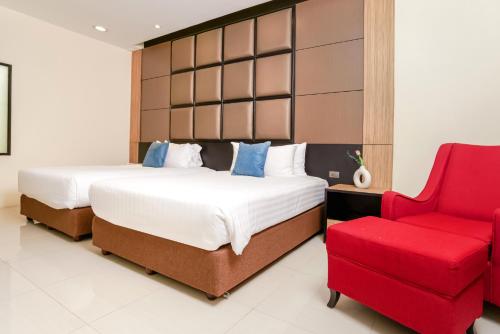 Guestroom, GRAND PALAZZO HOTEL PATTAYA (SHA Extra plus) in North Pattaya
