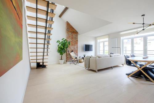 Appartement tendance 1 chambre et mezzanine proximité Châtelain, Brugmann, Brusel (fotografie 8)