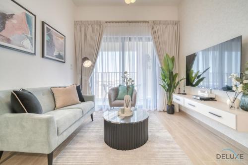 Serene 2BR at The Nook Wasl Gate Jebel Ali by Deluxe Holiday Homes, Дубай (фото 9)