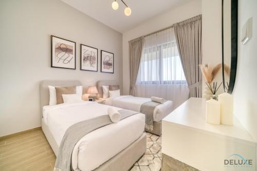 Serene 2BR at The Nook Wasl Gate Jebel Ali by Deluxe Holiday Homes, Дубай (фото 7)