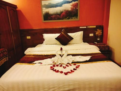 1 double bed