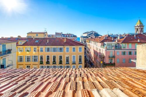 #9 Opera's Duplex panoramic Sea View Terrace & AC 1min to Beach, Nice (fotografie 6)
