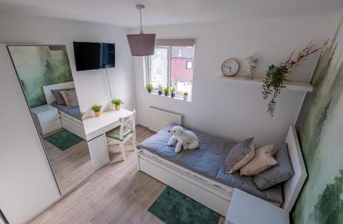 1 double bed