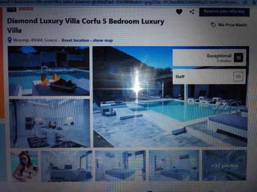 Diamond Luxury Villa Corfu