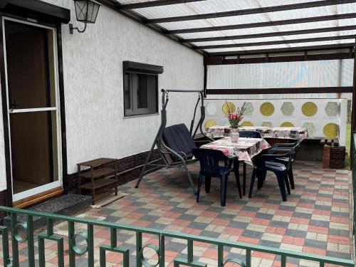 陽台/露台, Ferienhaus Seeblick, Schönberg (Ferienhaus Seeblick, Schonberg) in 林多