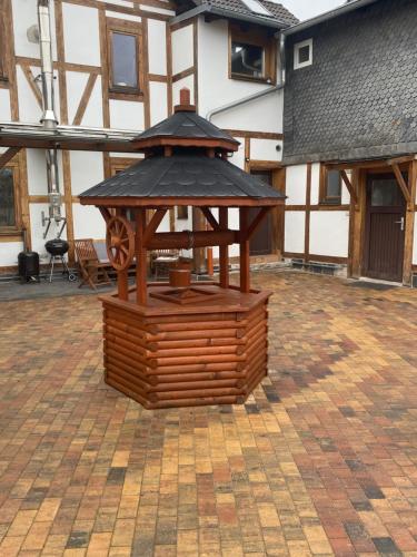 Jardín, Ferienwohnung sentio-comfortable Saalfeld in Saalfeld/Saale