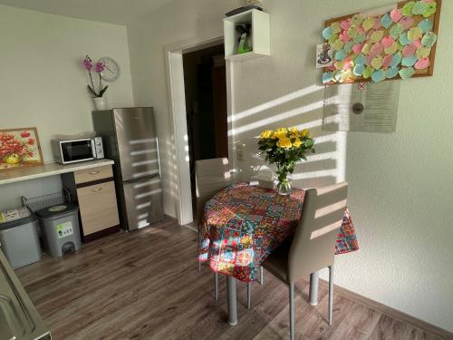 Konyha, Wehr Orchidee Apartment in Wehr