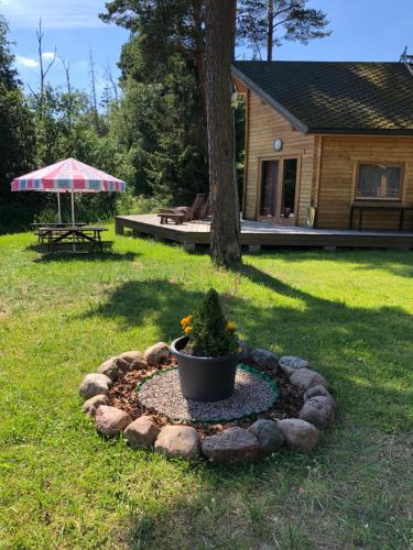 A house with a sauna at Arturs in Viitna