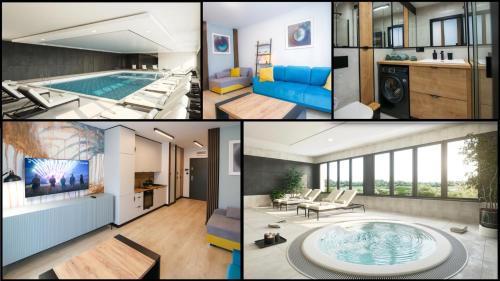 Apartament Turkusowy - basen, sauna, klimatyzacja