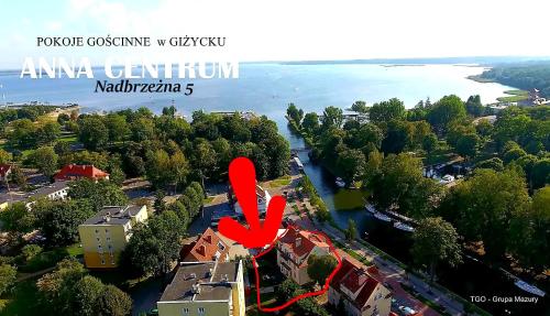 ANNA CENTRUM-Pokoje przy plaży (ul.Nadbrzeżna 5), Giżycko