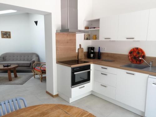 virtuve, Chambre d'hotes CHEVREFEUILLE in Molitg-les-Bains