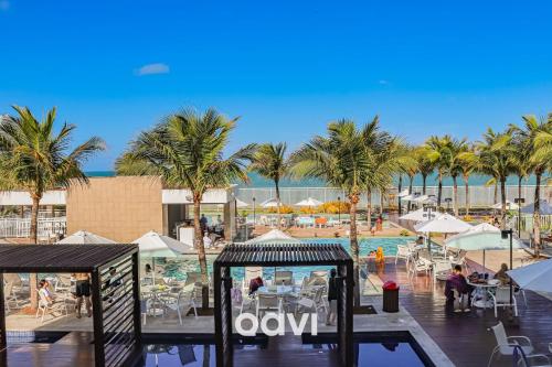 Qavi - Flat Vista Mar em Resort Beira Mar Cotovelo #InMare230