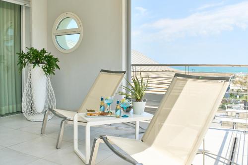 One-Bedroom Apartment with Balcony and Sea View