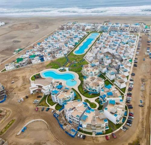 Skats, Moderno Departamento con Piscina y Parrilla, 3 min de la playa, Asia in Asia