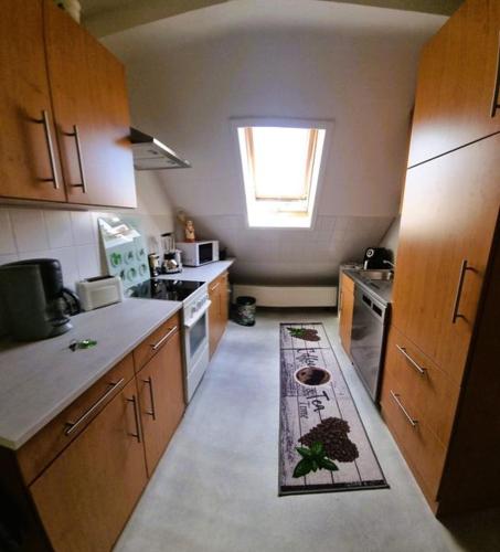 virtuve, Ferienwohnung Urlaub über den Second Hand Lädchen (Ferienwohnung Urlaub uber den Second Hand Ladchen) in Grossbreitenbach