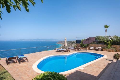 Amazing sea views Villa Voramar with pool