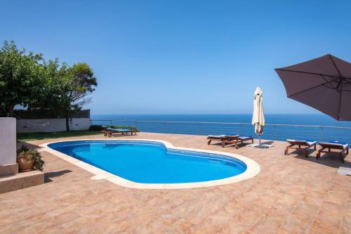 Amazing sea views Villa Voramar with pool