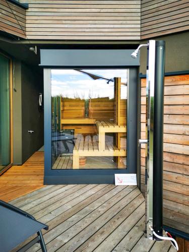 Gyógyfürdő, Seehaus LakeSide - Am Hafen in Neusiedl am See