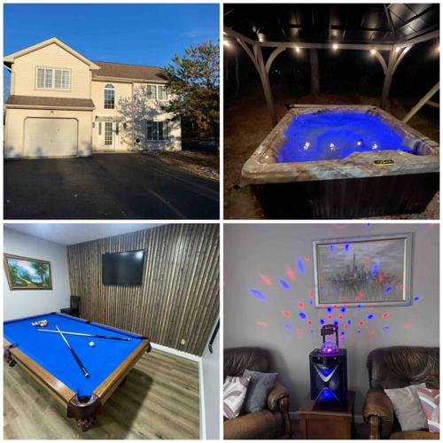 Quiet Private House w Hot Tub/Fire pit/Games in Blakeslee, USA