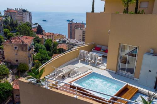 Penthouse Exceptionnel vue Mer proche Monaco - Location saisonnière - Beausoleil