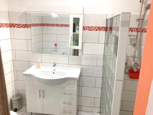 Baño, Maison charmante au Vauclin avec jardin clôturé. (Maison charmante au Vauclin avec jardin cloture.) in Le Vauclin