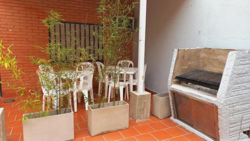 HABITACIONES en casa palermo con terraza y parrilla