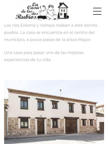  La Casa de los Dos Rubios in Nava de la Asunción