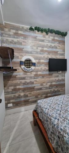 1 double bed
