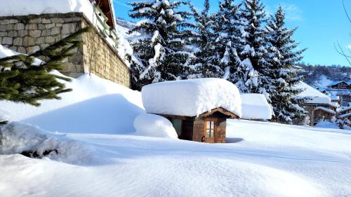 Chalet Coquelicot confort cosy au coeur du village de Saint Martin