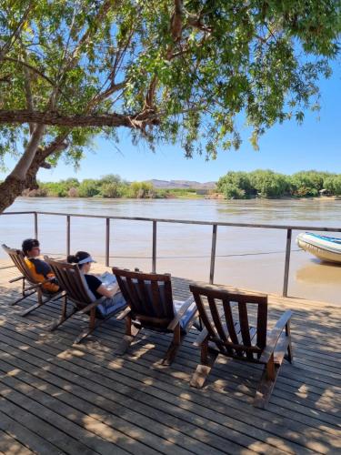 Balkons/terase, Bundi Orange River Camp in Noordoewer