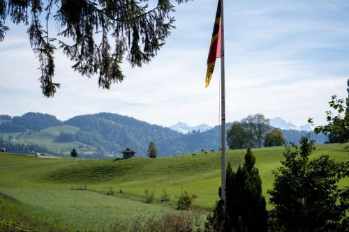 Erkély/terasz, Gasthof Schnittweierbad in Thun