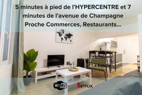 Salmanazar Apt cosy 4 Pers Max centre-ville