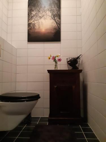 Bathroom, Tiny House met sauna, vrij uitzicht, midden in de natuur in Steenderen