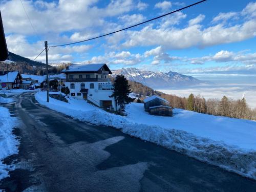 Aparthotel-Almgasthaus Gemsli - A bisal Österreich überm Schweizer Rheintal