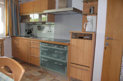 廚房, Ferienwohnung Stuibenfall in 耶爾岑斯