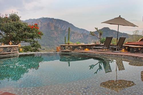 Úszómedence, Hostal de la Luz - Spa Holistic Resort in Tepoztlan