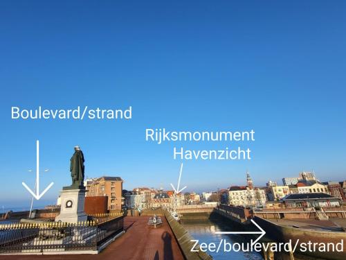 Rijksmonument Havenzicht, met zeezicht, ligging direct aan zee en centrum