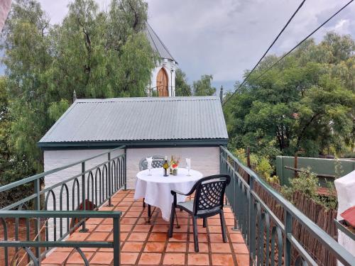 Balkons/terase, Bethesda Tower Accommodation in Nieu-Bethesda