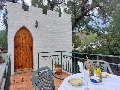 Balkons/terase, Bethesda Tower Accommodation in Nieu-Bethesda