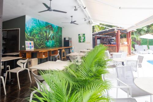 餐廳, La Vela Boutique Hotel in 克波斯