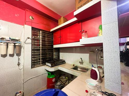 кухня, Nokshi Lakeshore: 03 Bed Room Apartment in Khulna