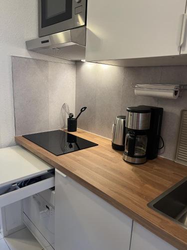 Kitchen, Quartier Sudstrand - Ferienwohnung mit Meerblick in Sudstrandpromenade
