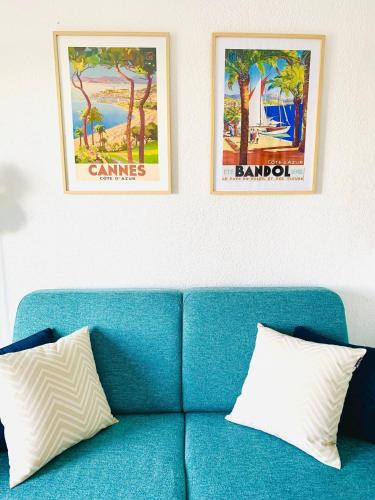 Superbe 2 pièces - 4 couchages - Clim - Parking - Piscine résidence