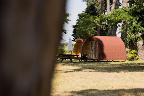 Wooden Tent with Shared Bathroom