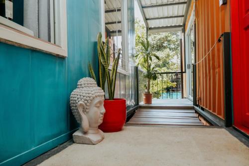 Hotellet från utsidan, Wanderlust in Jacó