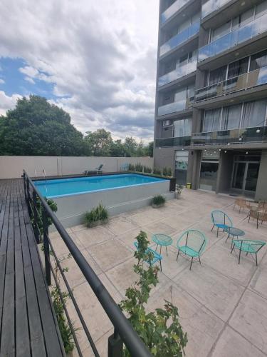 수영장, BEM Apartamento in 트레스 세리토스