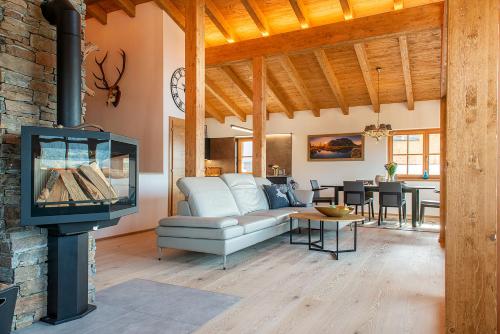 Közös társalgó / TV, Skyberg Chalet in Muhlbach