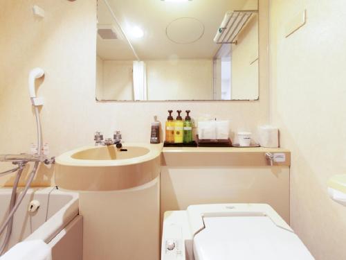 חדר אמבטיה, Hotel Livemax BUDGET Tokyo Hamura Ekimae in האצ'יאוג'י