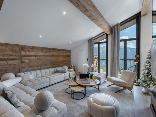 Luxueux Duplex à Courchevel 1550 - 11 Pers, Cheminée, WiFi, 2 Parking - FR-1-562-70